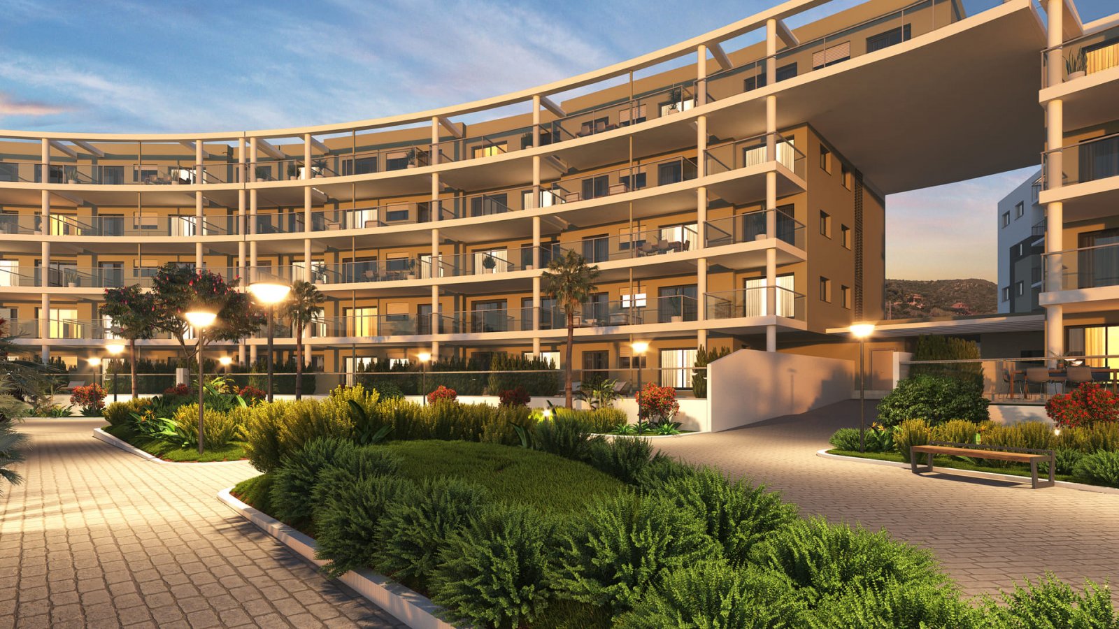 Modern apartments with sea views, 1 km from the beach, Manilva