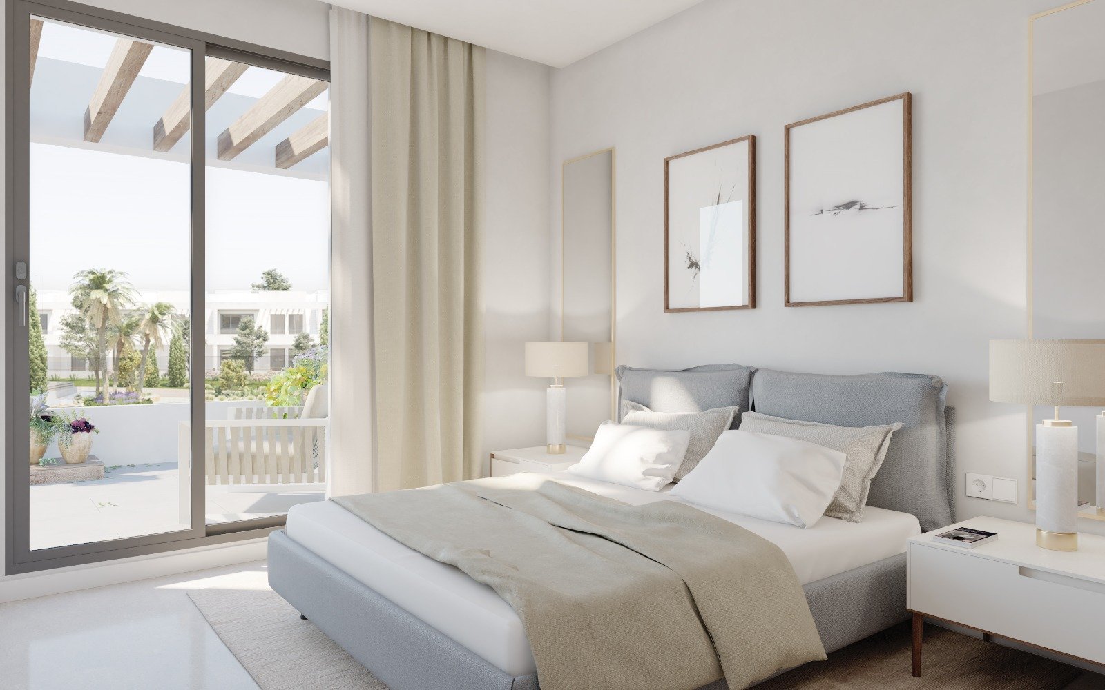 Moderner Bungalow mit drei Schlafzimmern, Solarium und Terrasse in der Nähe des Strandes von Torrevieja