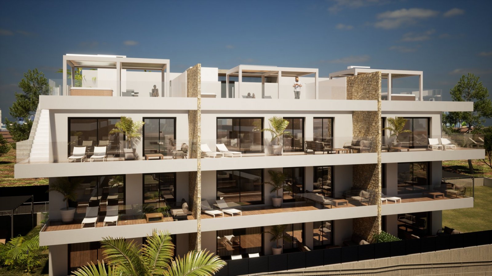 Luxusapartments mit Meerblick und Pool, Finestrat