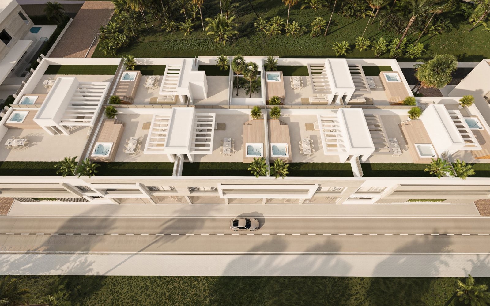 Exclusive bungalows, 300 m from the sea, Marbella
