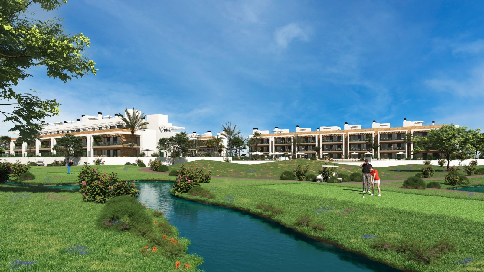 Moderne Wohnungen in der Nähe von Meer und Golf, Los Alcázares