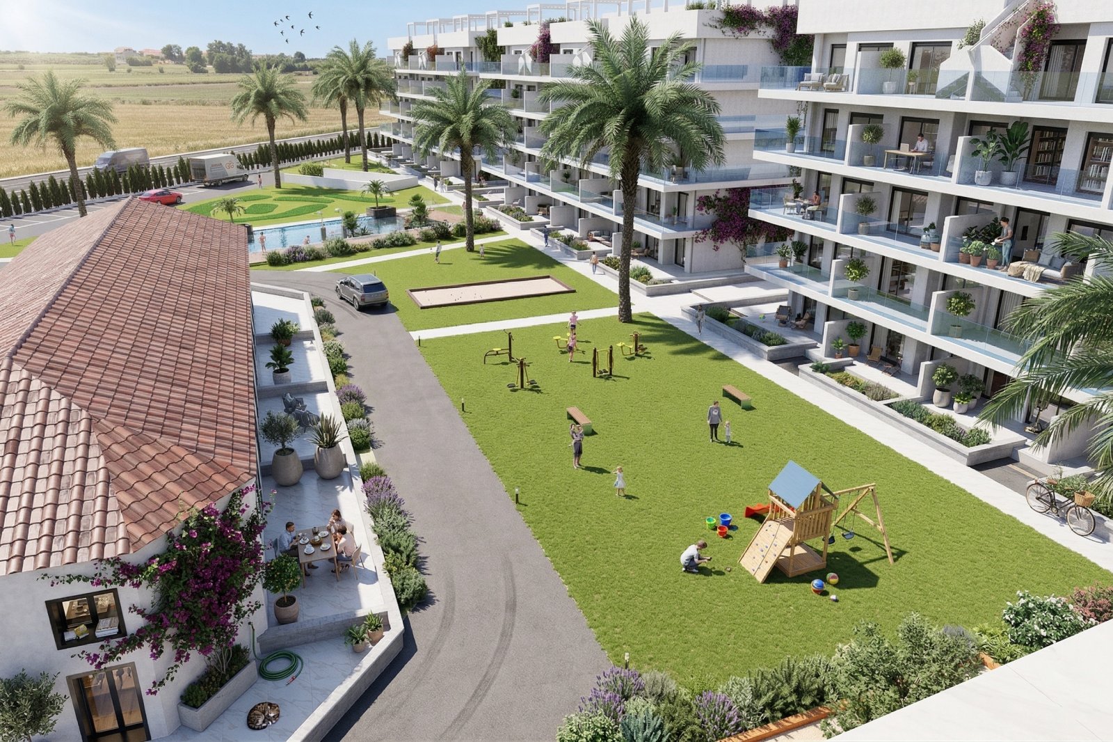 Exclusive residence, 3 km from the sea and with swimming pool, Guardamar del Segura