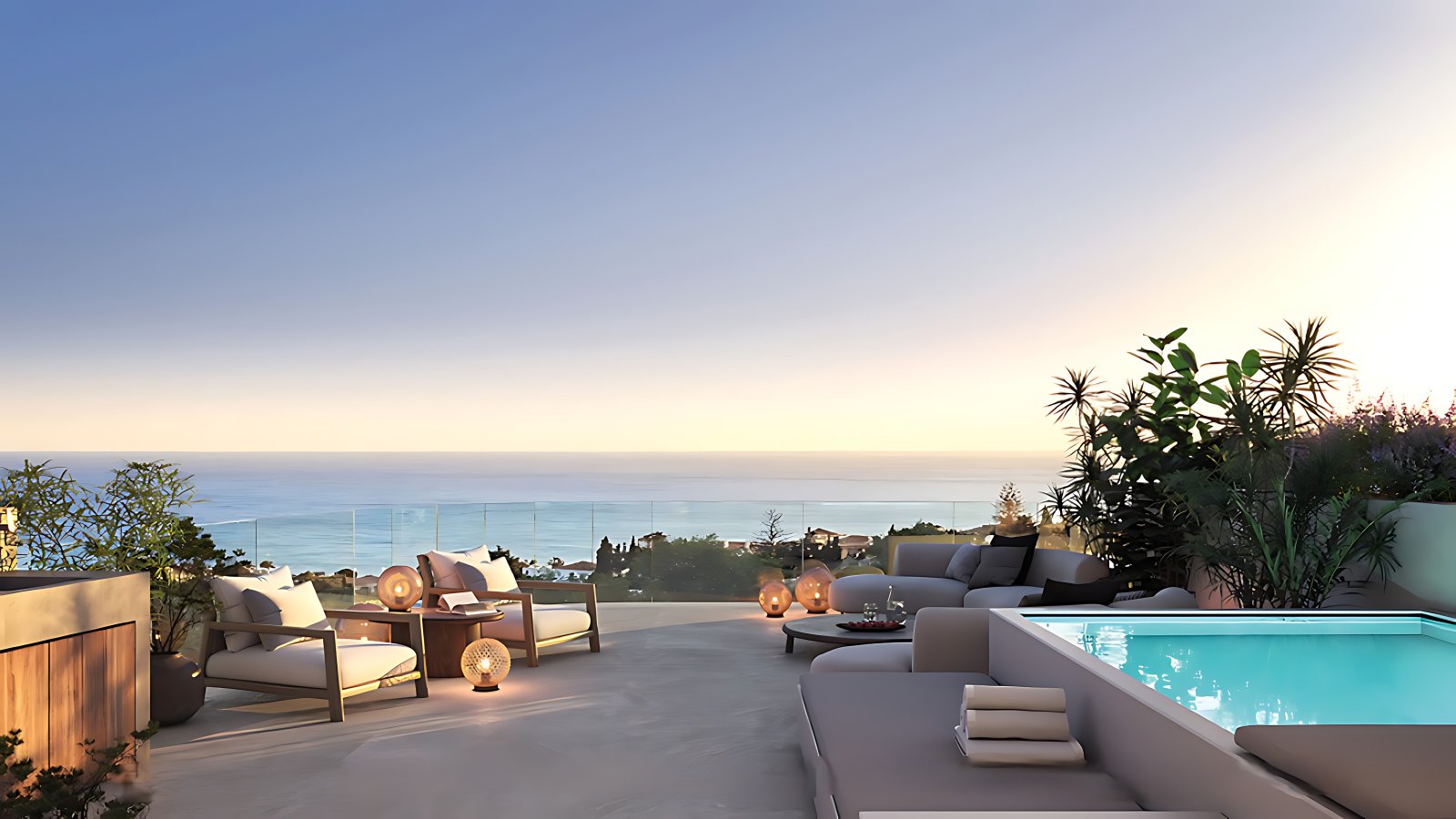 Exclusive townhouses, private pool, 4 km from the sea, Fuengirola