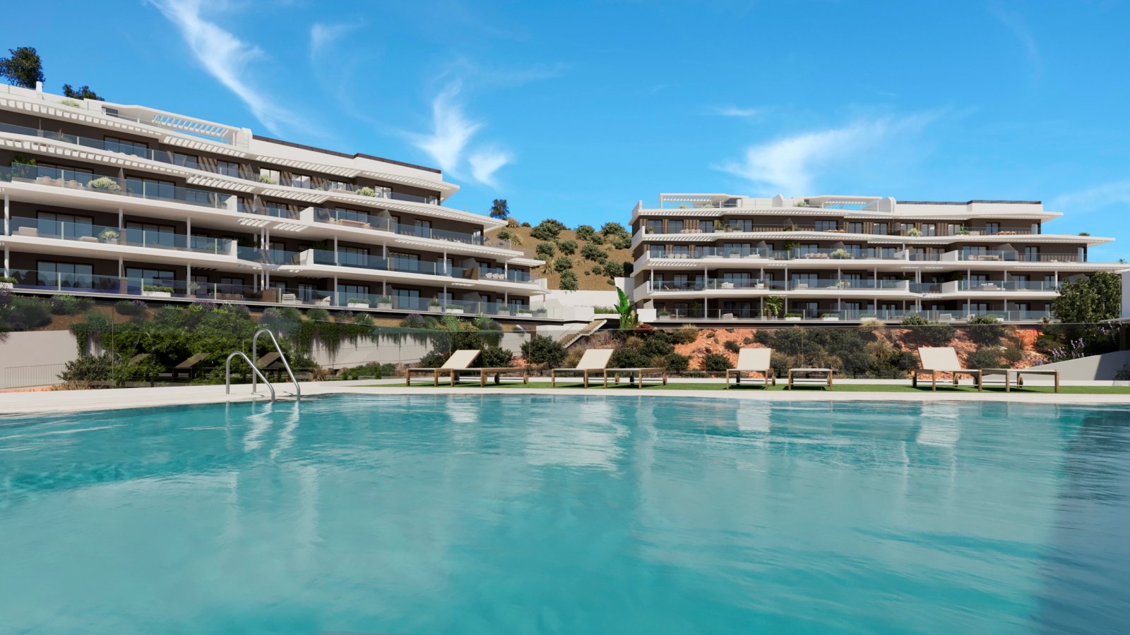 Luxuriöse Apartments mit Meerblick, 500 m vom Strand entfernt, Rincón de la Victoria