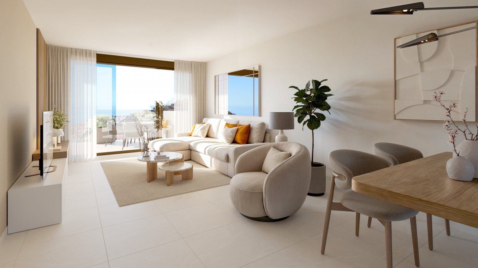 Luxuriöse Apartments mit Meerblick, 500 m vom Strand entfernt, Rincón de la Victoria