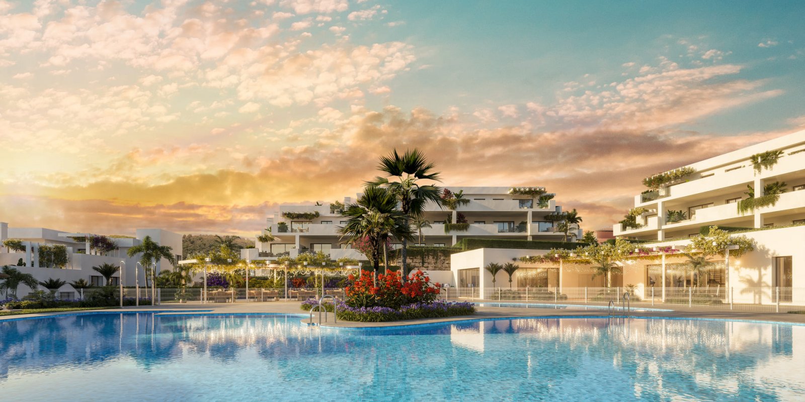 Moderne Apartments im Erdgeschoss mit Meerblick und 100 m vom Golfplatz entfernt, Casares
