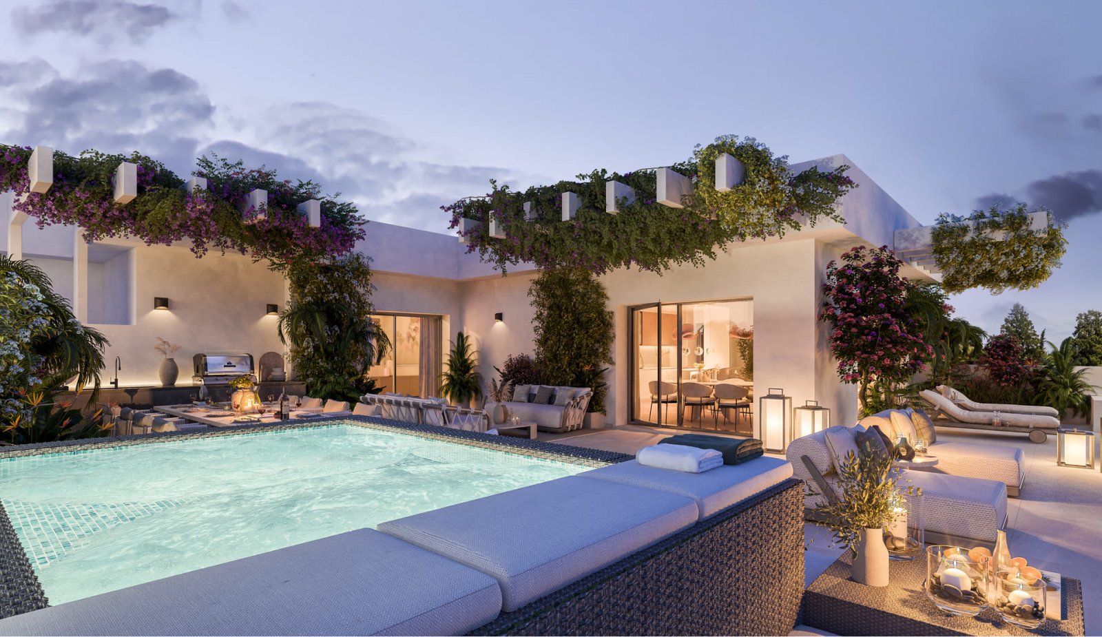 Moderne Apartments im Erdgeschoss mit Meerblick und 100 m vom Golfplatz entfernt, Casares