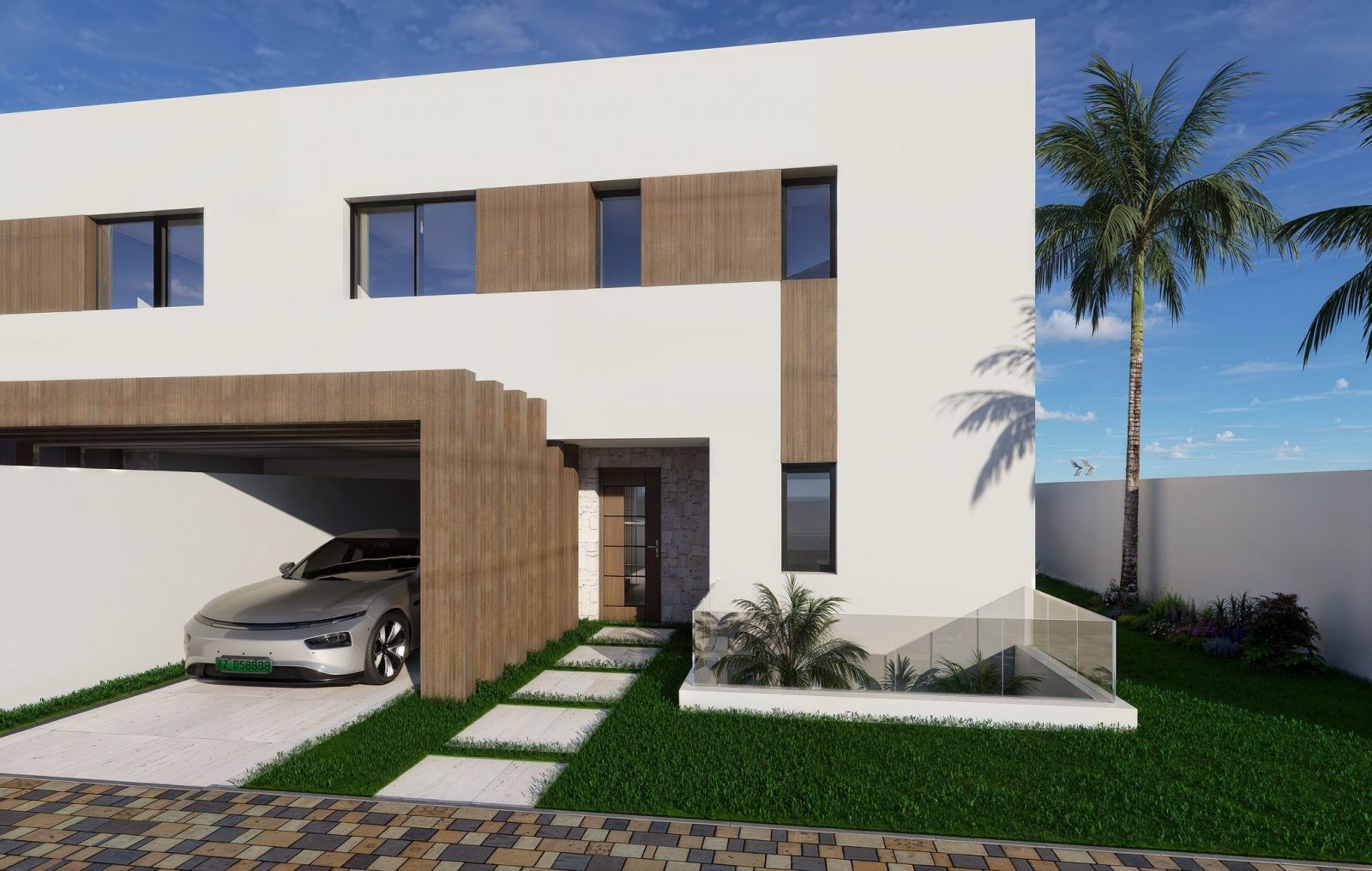 Exclusive townhouses with private pool, 4 km from the sea, Santa Rosalía