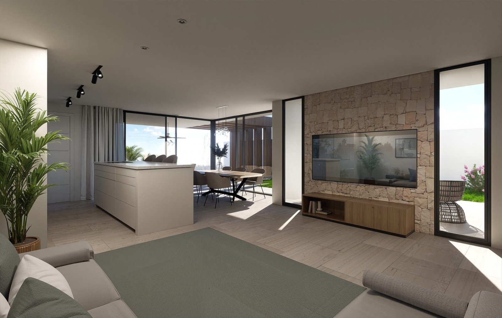 Exclusive townhouses with private pool, 4 km from the sea, Santa Rosalía