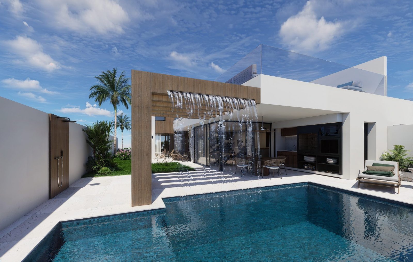 Exclusive townhouses with private pool, 4 km from the sea, Santa Rosalía