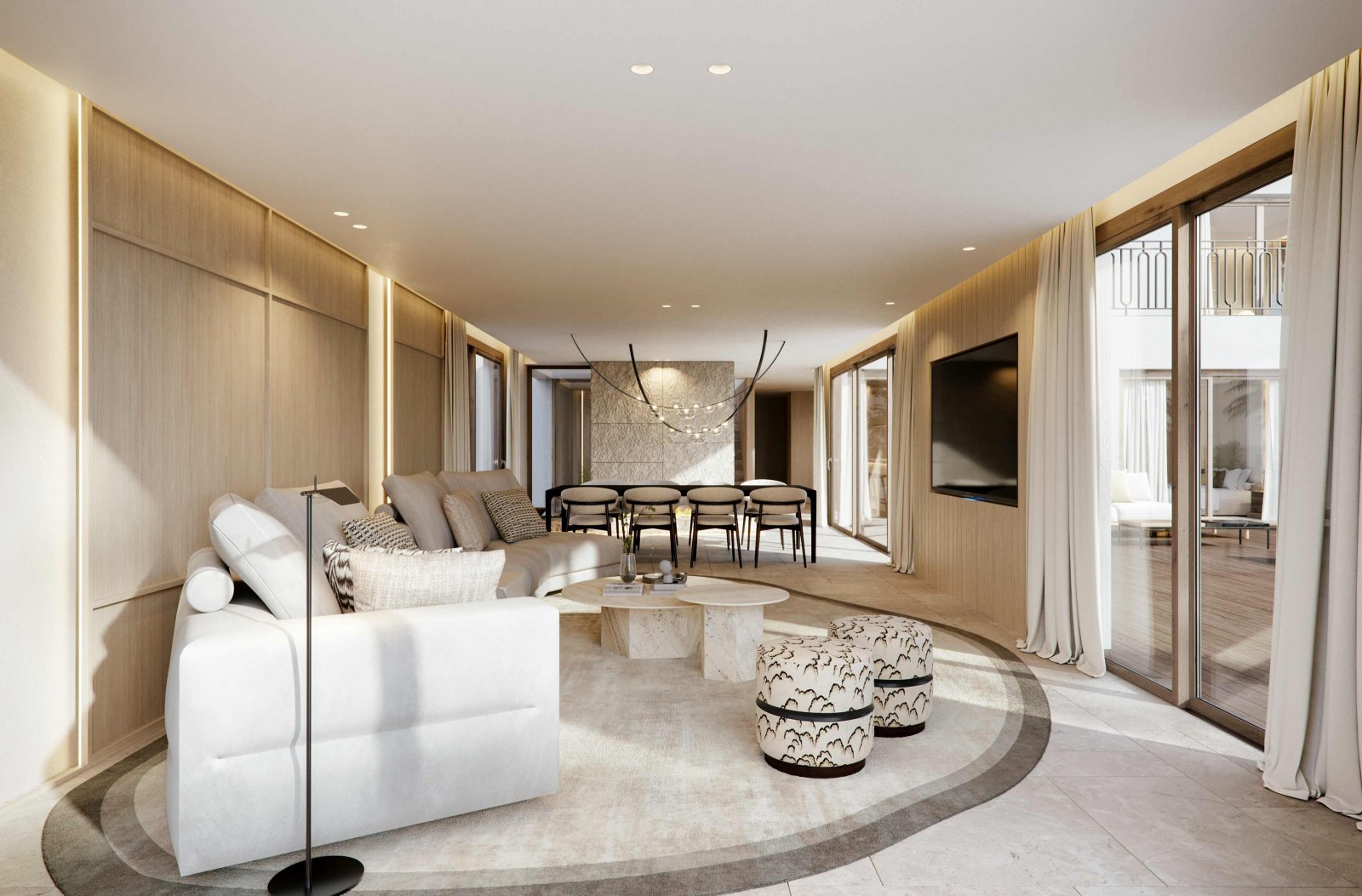 Luxusvilla, 2 km vom Strand entfernt mit Meerblick, Marbella