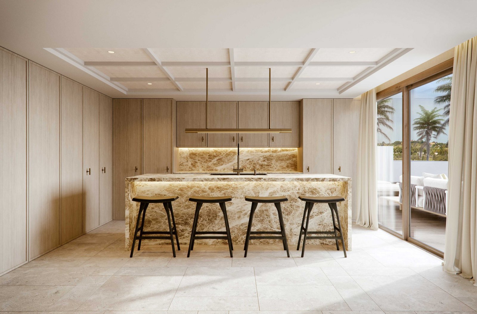 Luxusvilla, 2 km vom Strand entfernt mit Meerblick, Marbella