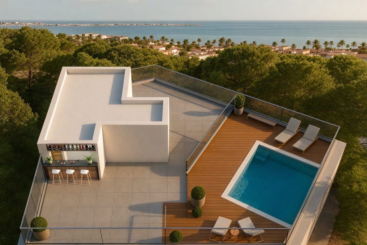 Exclusive attic apartment, with sea views and terrace, San Pedro del Pinatar