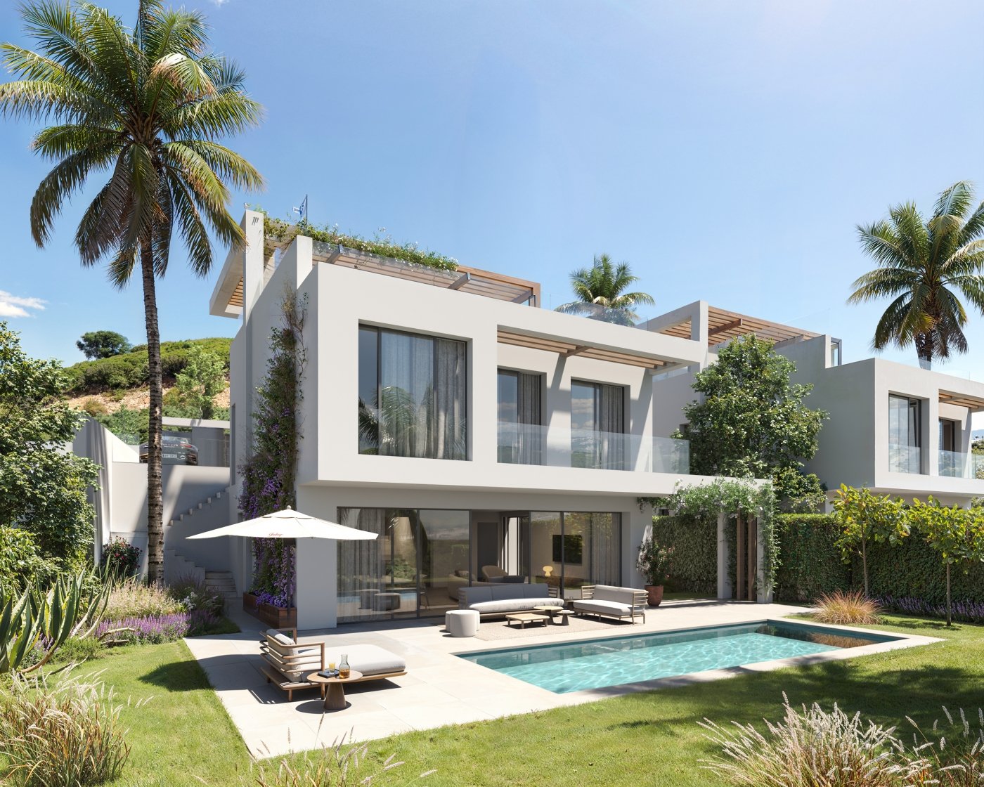 Exclusive villa next to the golf course with sea views, Buenas Noches
