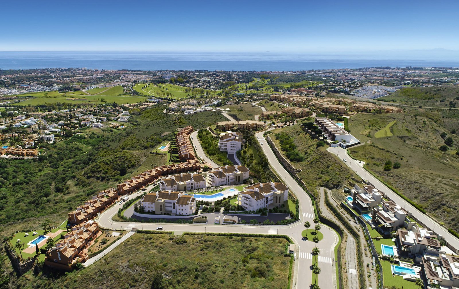 Luxusapartments mit Meerblick, 5 km vom Strand entfernt, Benahavís