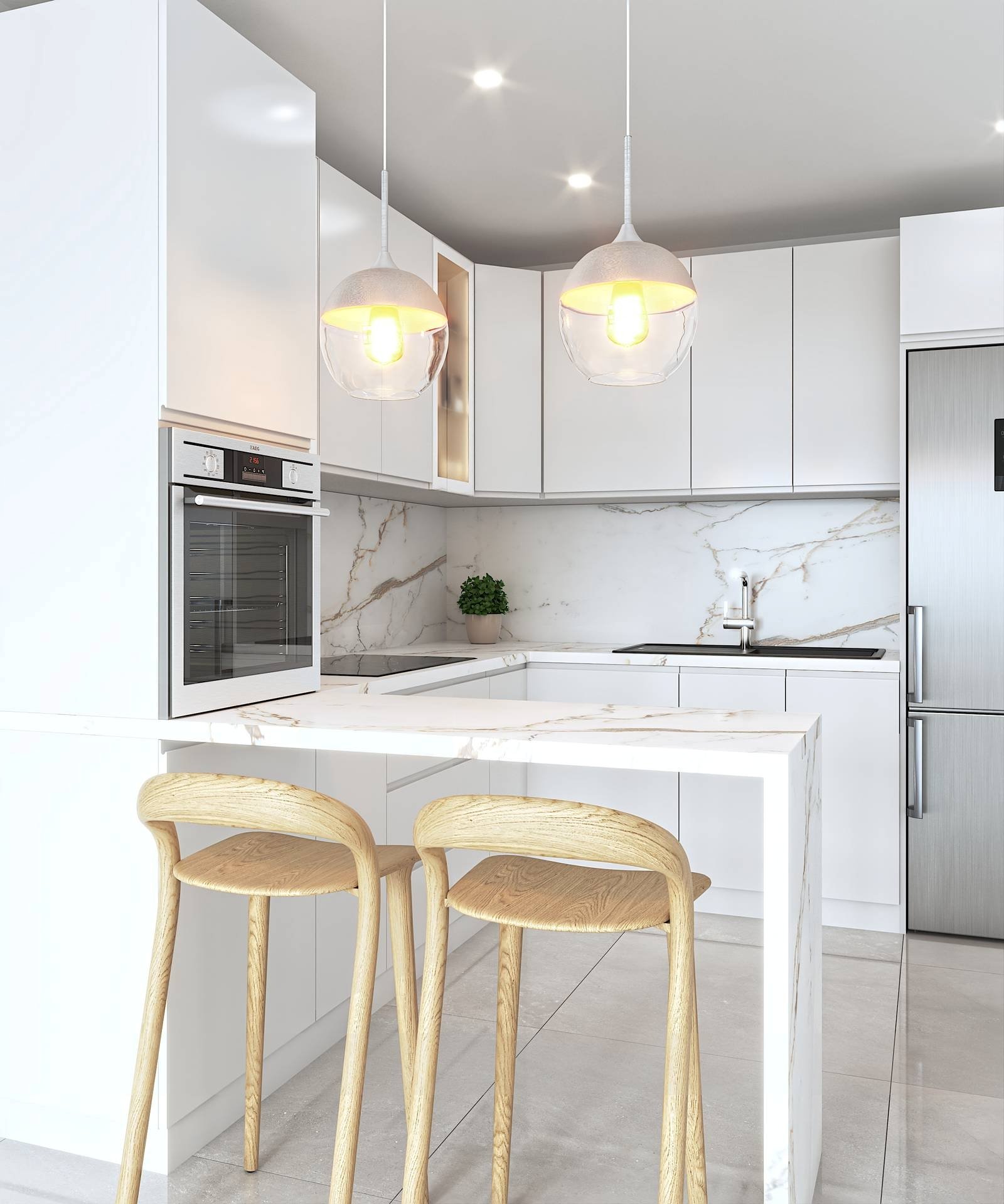 Luxury apartments with terrace, 2 km from the sea, Las Lagunas de Mijas