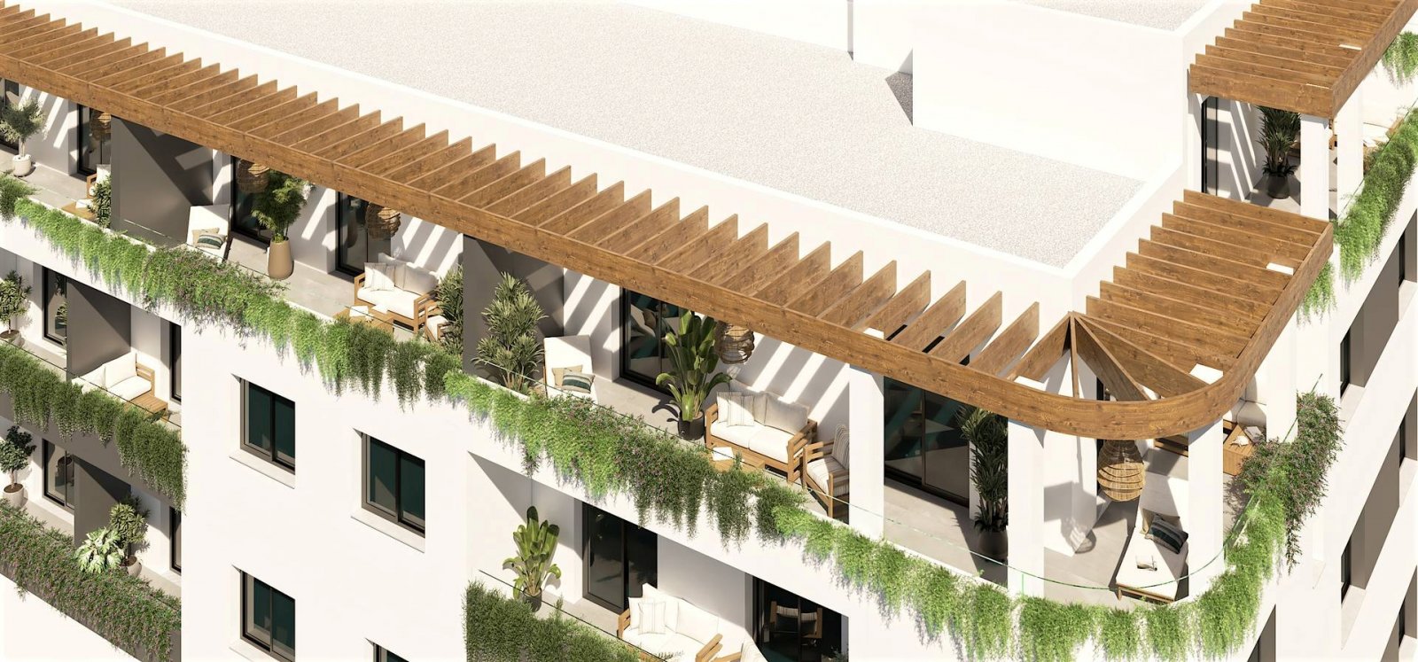 Luxury apartments with terrace, 2 km from the sea, Las Lagunas de Mijas