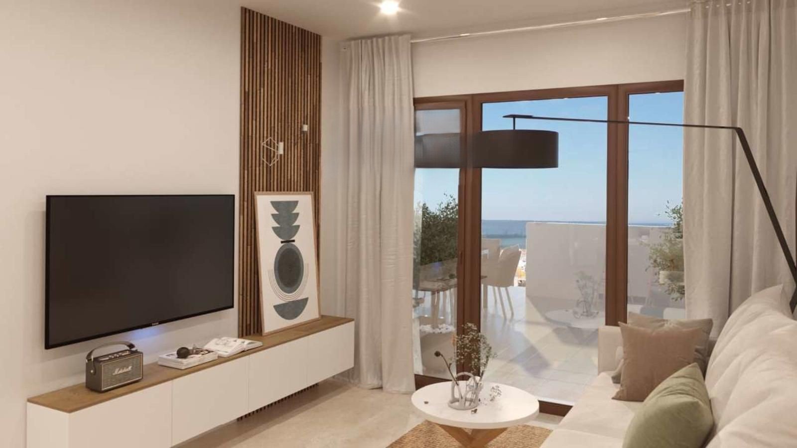 Luxury penthouse with 3 bedrooms, solarium and pool 700 m from the sea, Vera, Spain