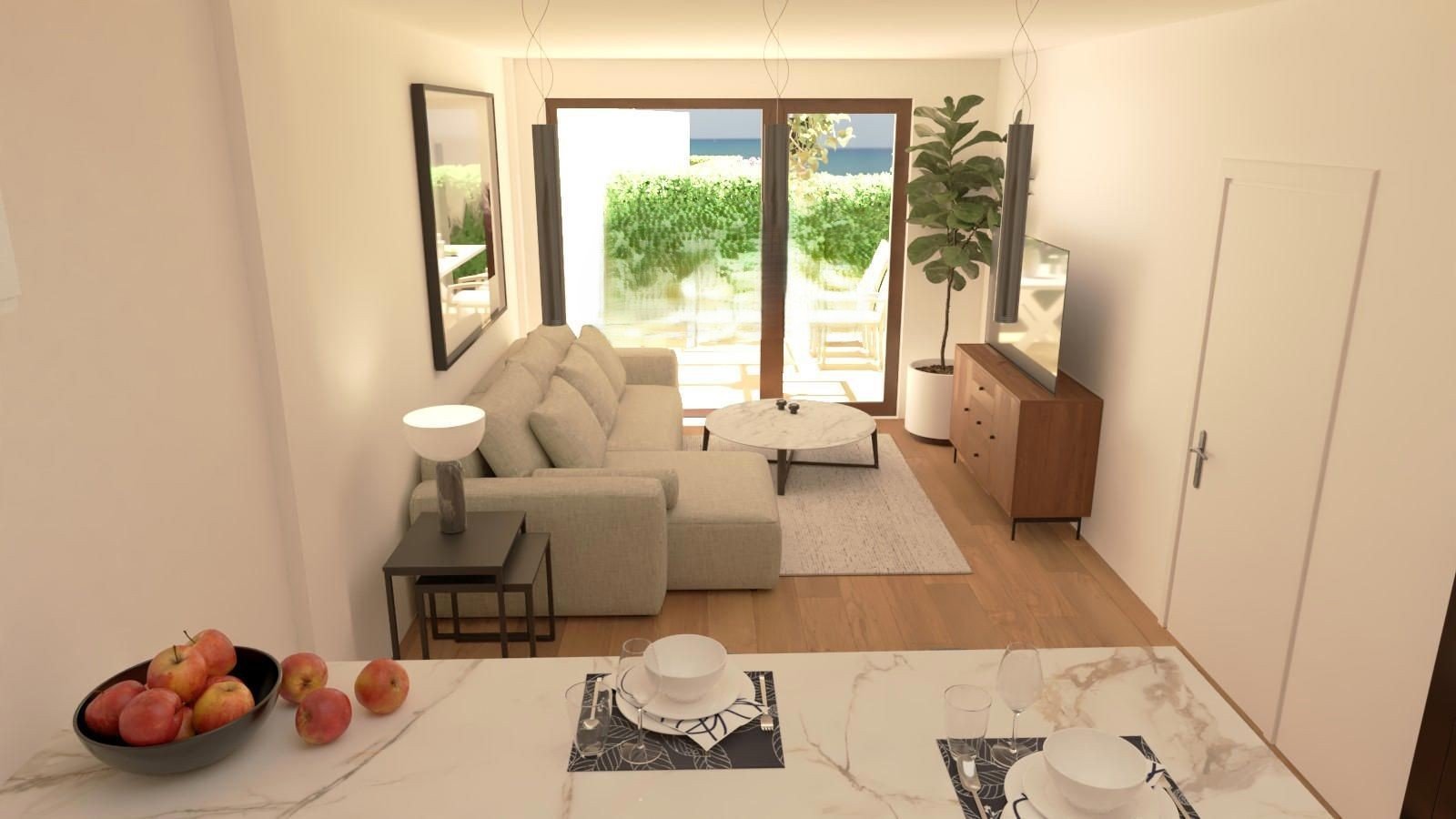Luxury penthouse with 3 bedrooms, solarium and pool 700 m from the sea, Vera, Spain