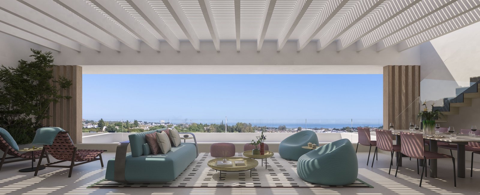 Exclusive apartments, sea views and private terraces, Marbella