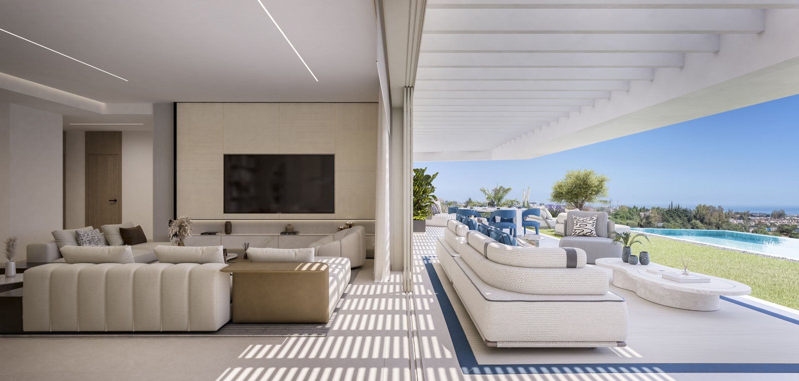 Exclusive apartments, sea views and private terraces, Marbella
