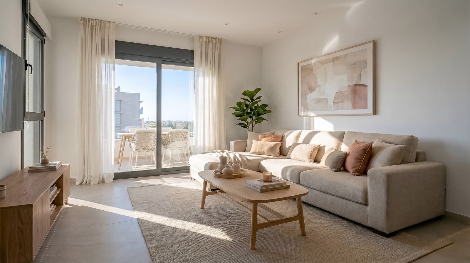 Exklusive Apartments mit Terrassen und Solarium, ruhige Lage, Benijófar