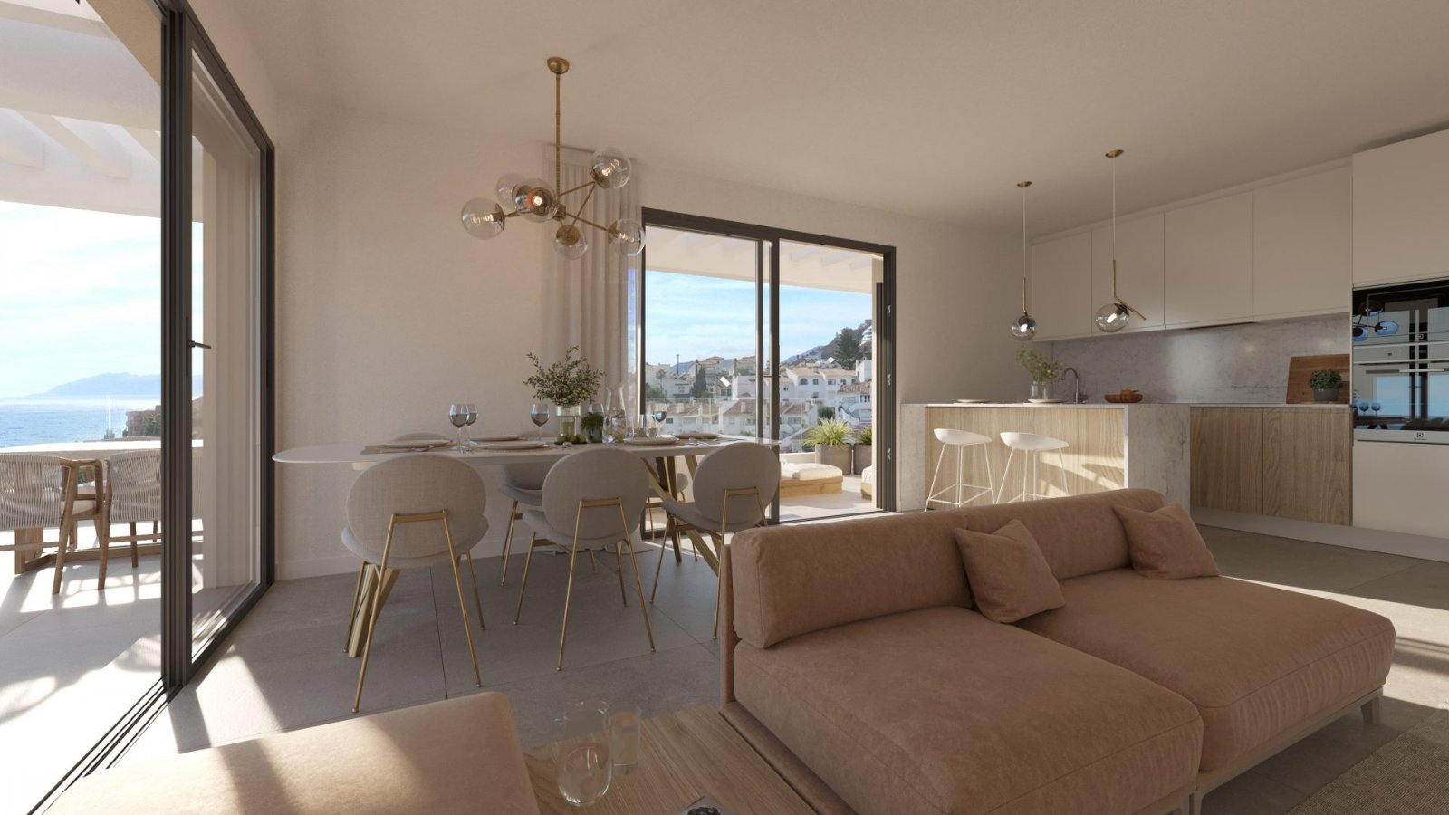 Exclusive beachside apartments with sea views, Torre de Benagalbón