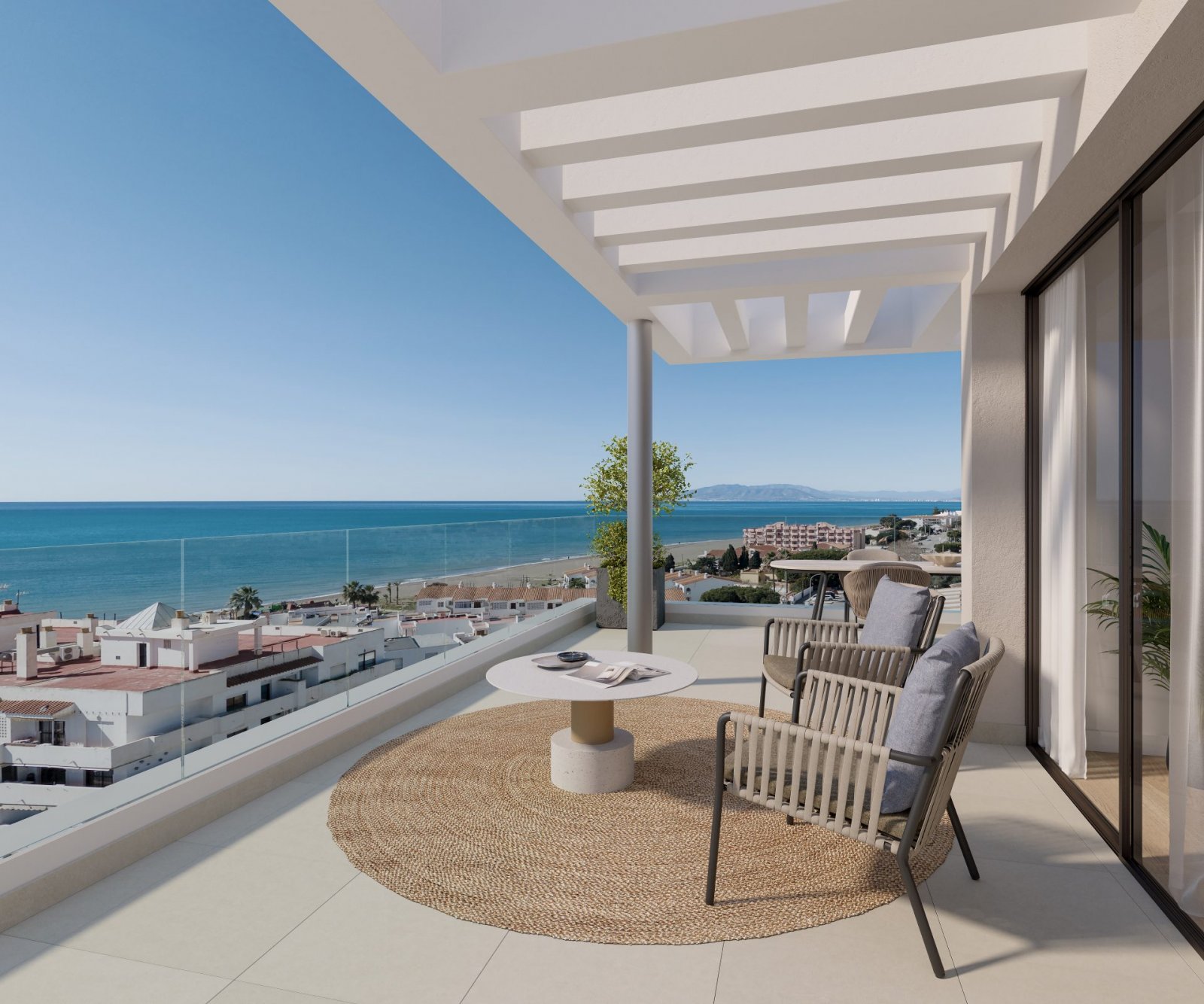Exclusive apartments, 100 m from the beach and with sea views, Torre de Benagalbón