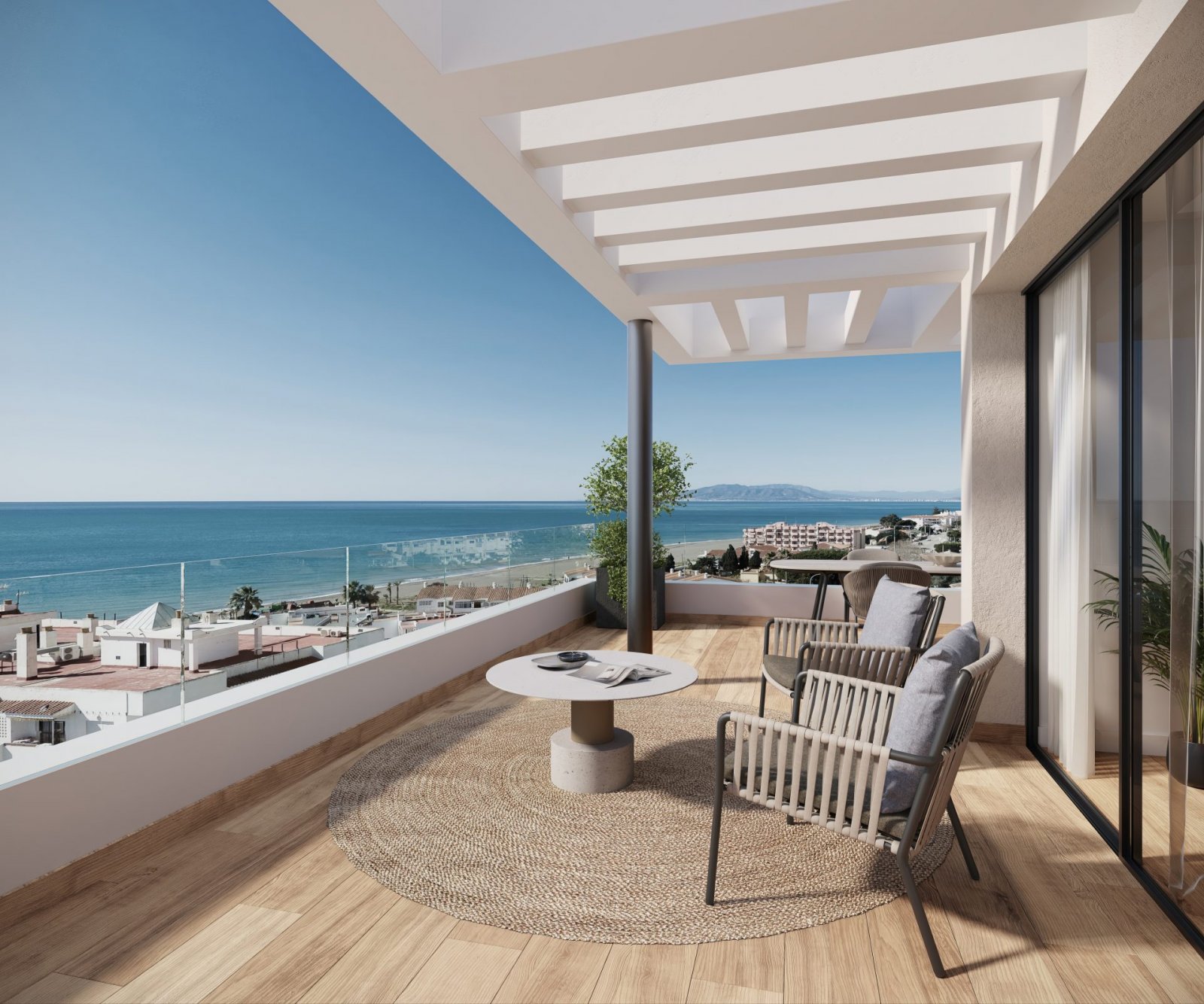 Exclusive apartments, 100 m from the beach and with sea views, Torre de Benagalbón