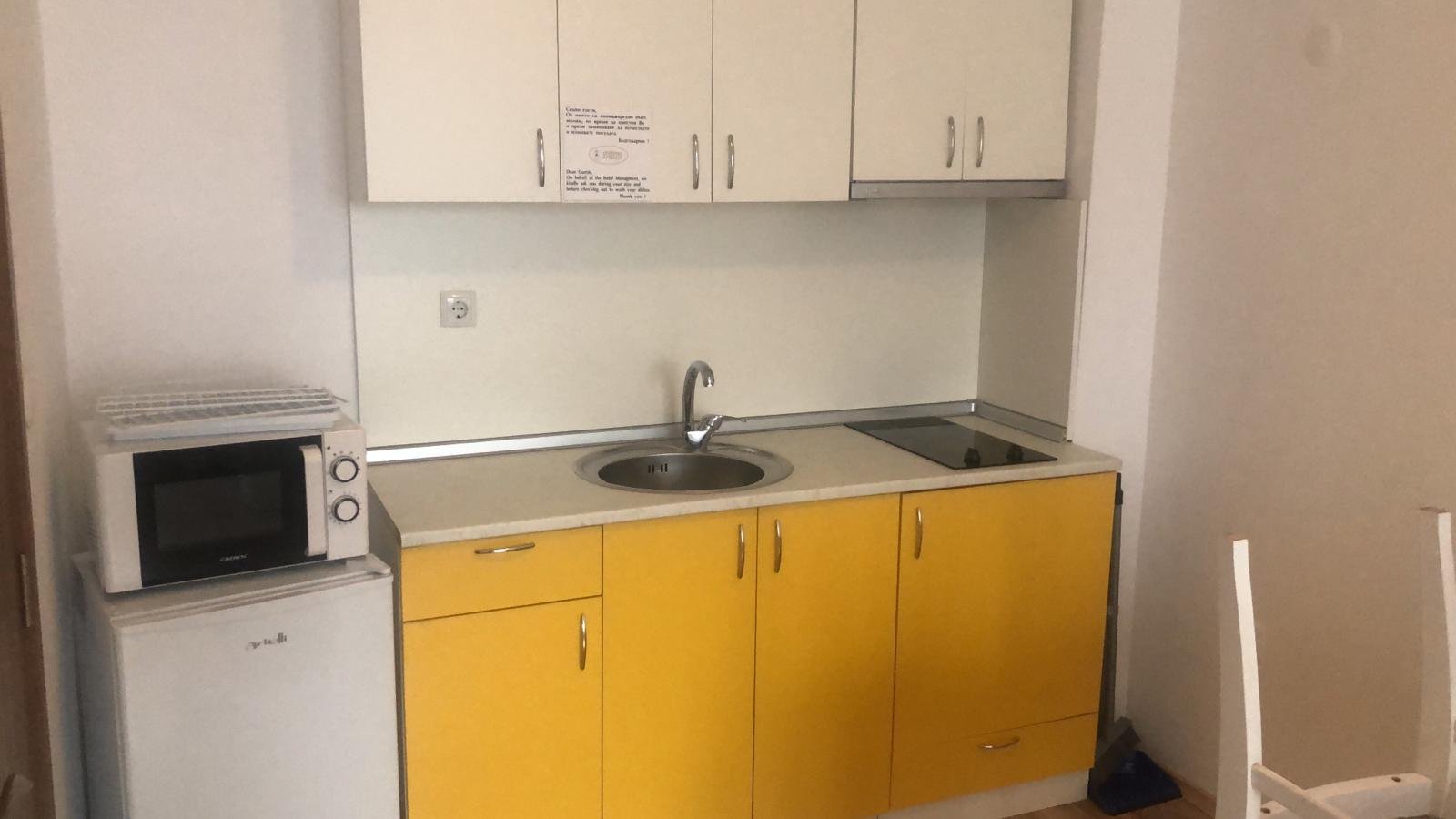 2-room apartment with pool view for long-term rent in Aheloy, Bulgaria