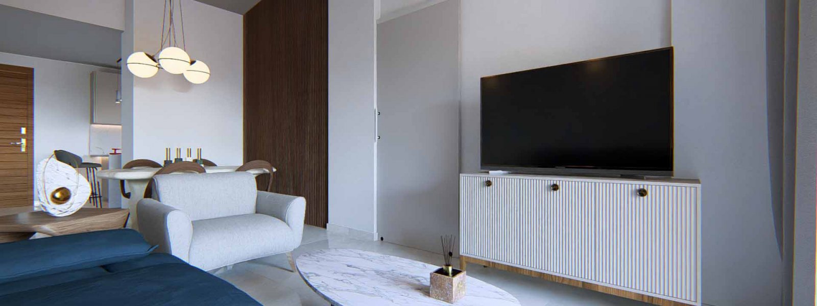 2+1 apartment two bathrooms for a great price in top projects in Cyprus