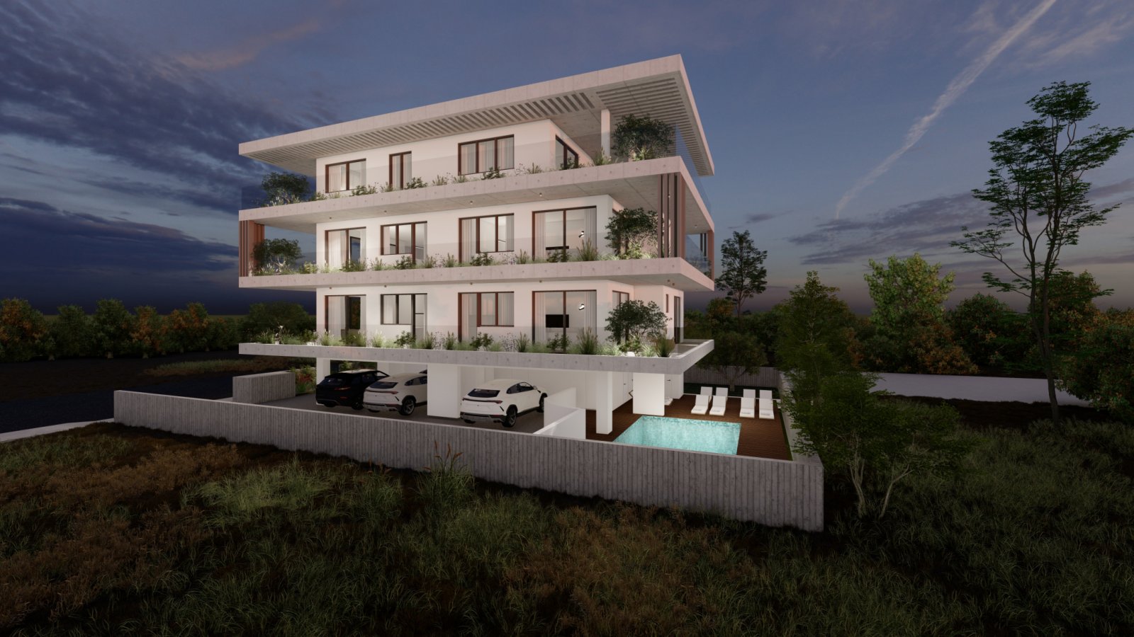 Luxuriöses Apartment mit 2 Zimmern, 7 % Rendite pro Jahr, 700 m vom Meer entfernt