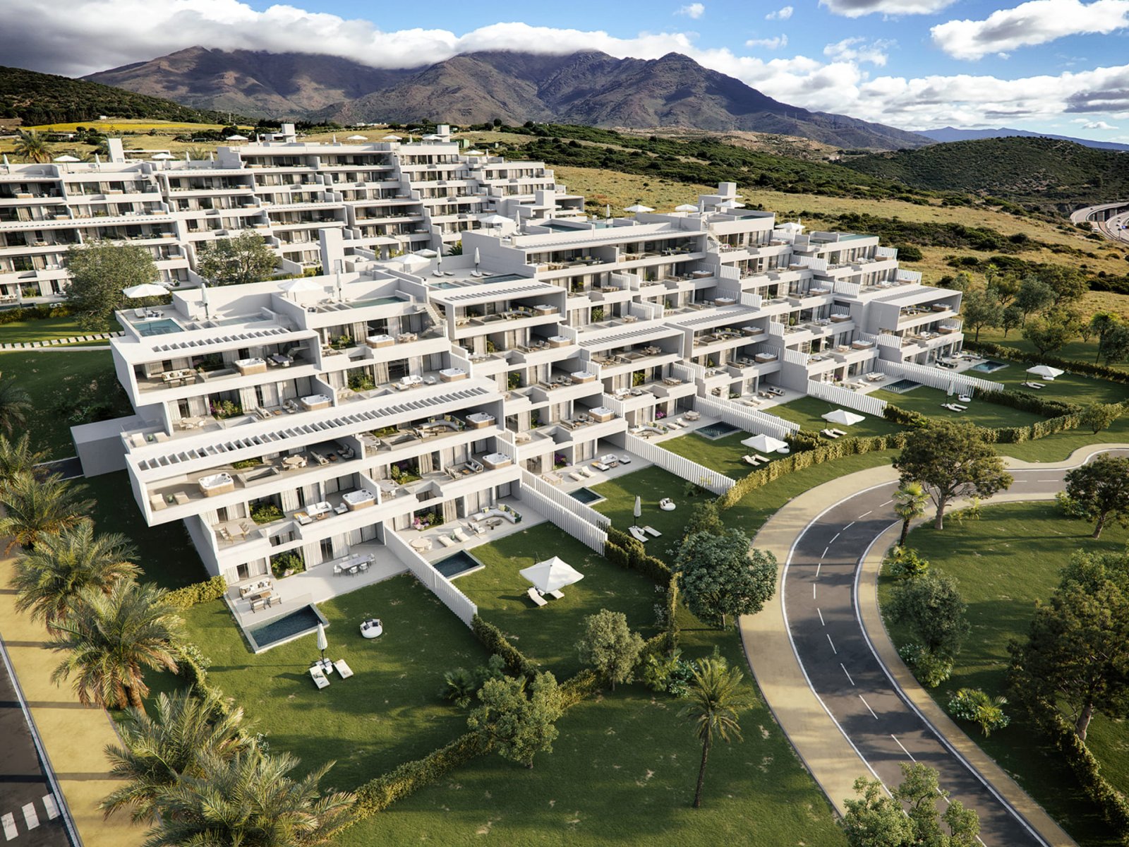 Luxury apartments with sea views, Buenas Noches, Estepona