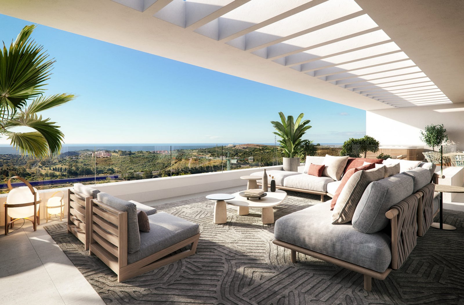 Luxury apartments with sea views, Buenas Noches, Estepona