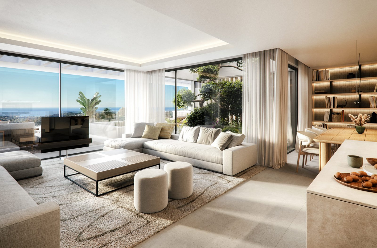 Luxury apartments with sea views, Buenas Noches, Estepona