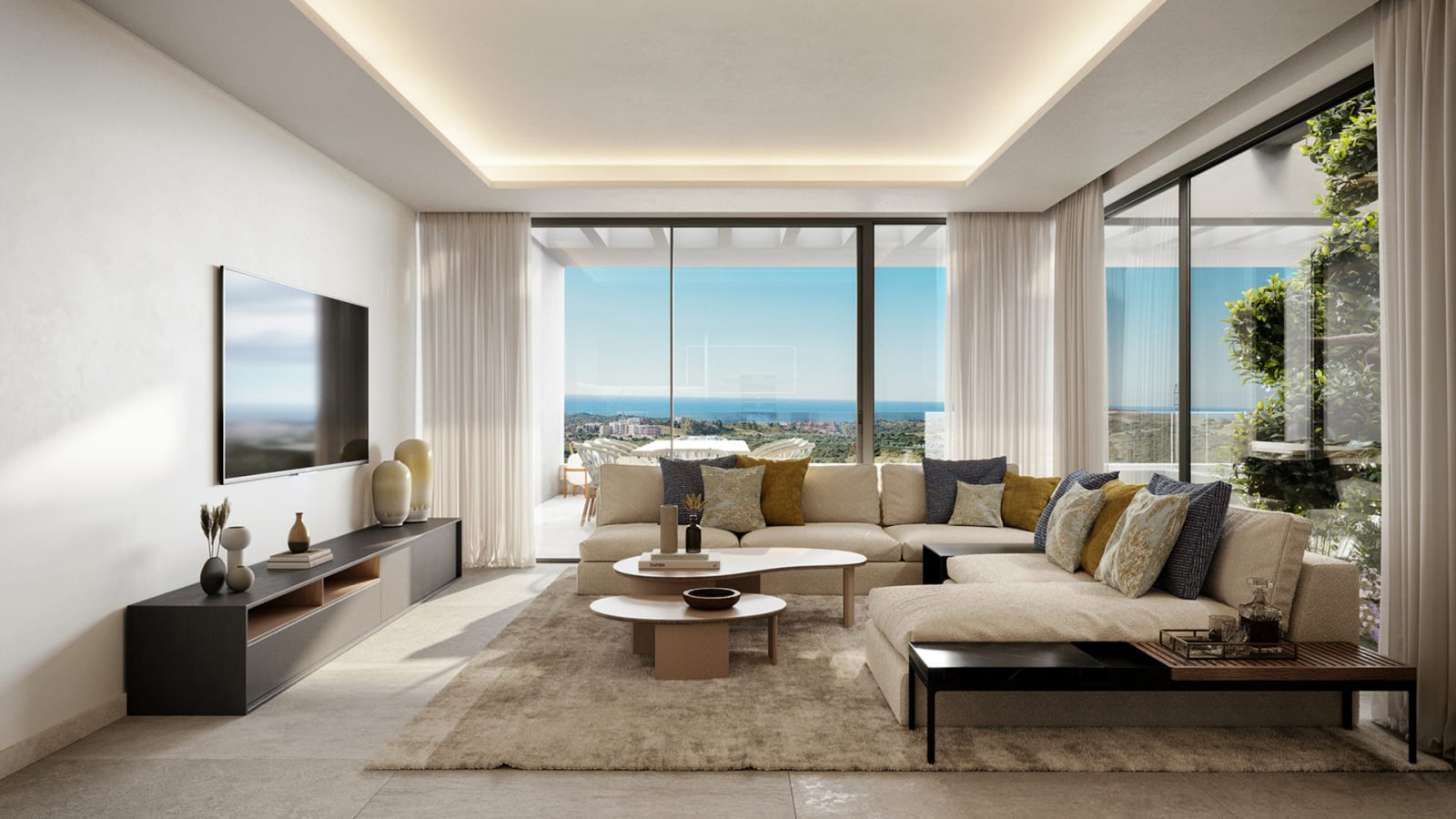 Luxury apartments with sea views, Buenas Noches, Estepona