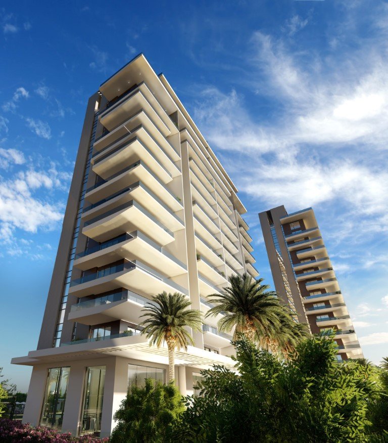 Luxury apartment 3+1 with a spacious terrace near the sea