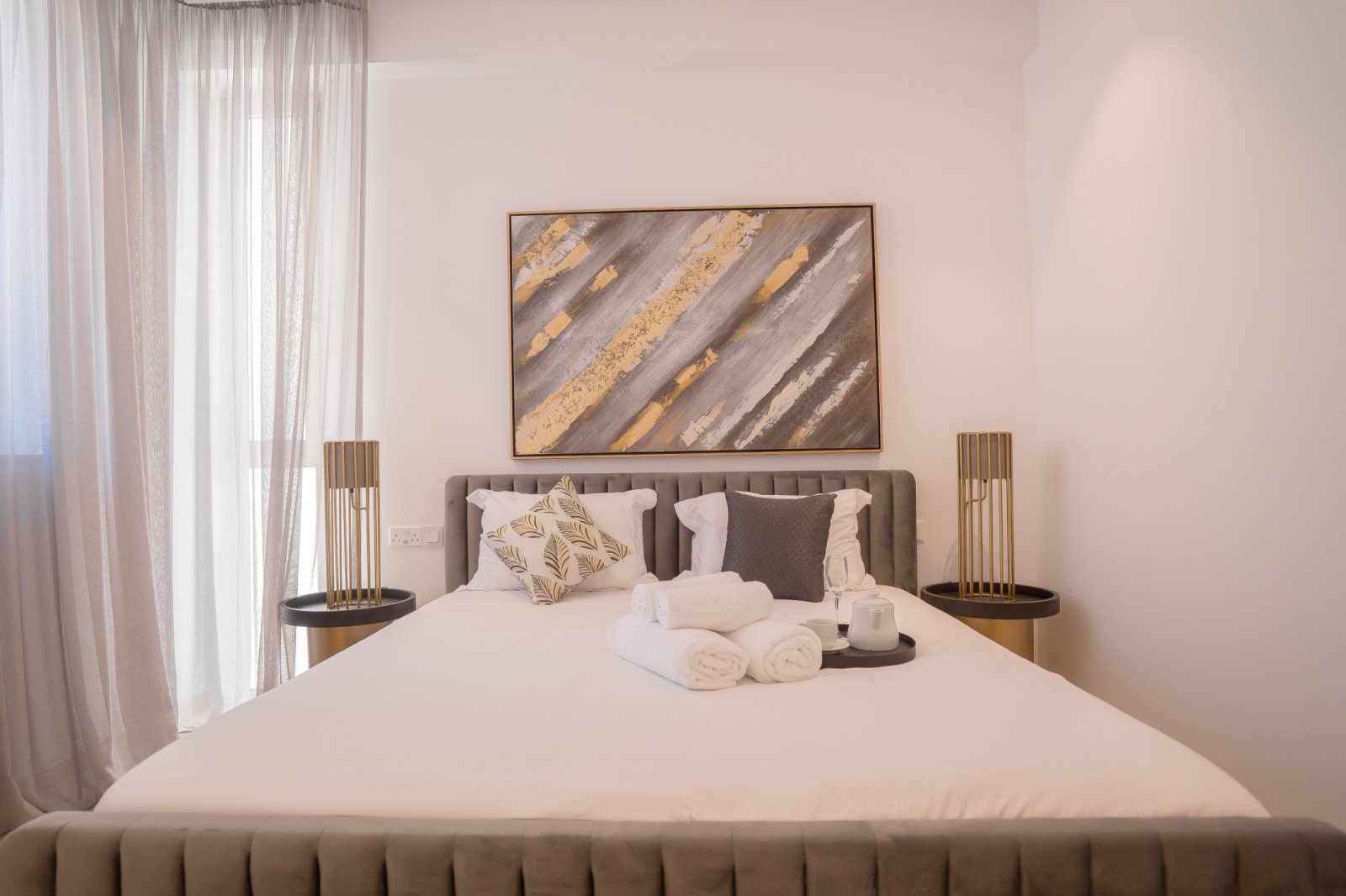 Luxury apartment 3+1 with a spacious terrace near the sea