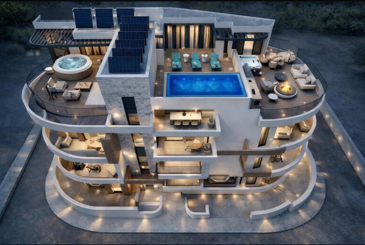 Modern 2+1 apartment with terrace, pool access and parking in the popular location of Livadia