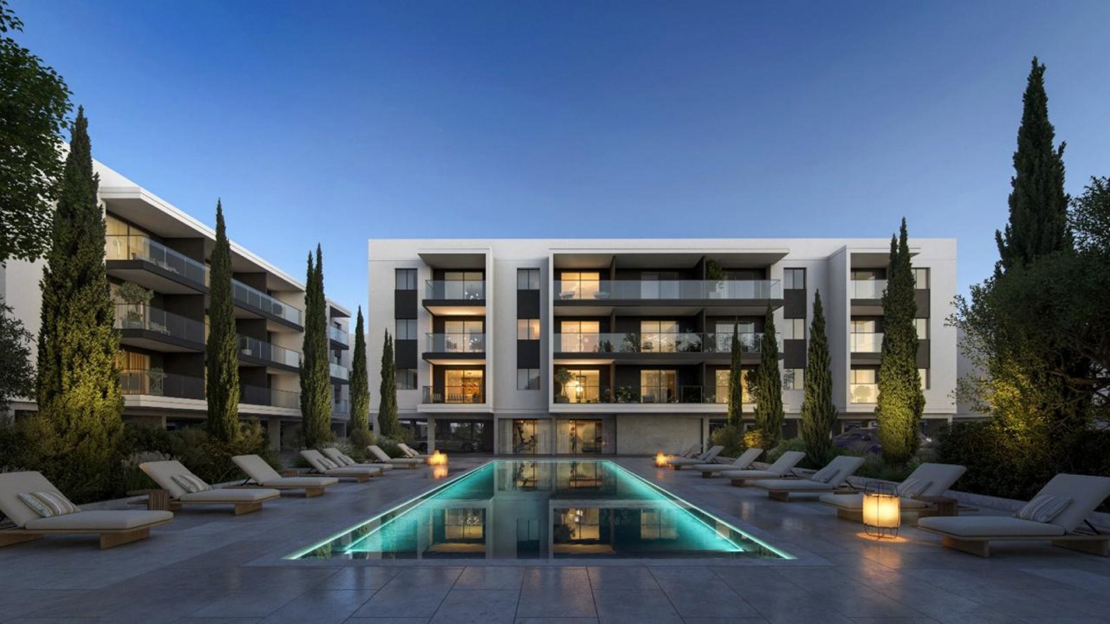 Luxury three-bedroom apartment, next to the golf course, Limassol