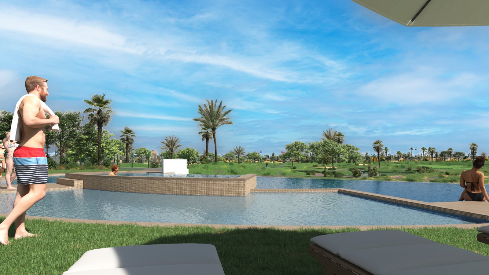 Elegante Apartments am Golfplatz, 1 km vom Meer entfernt, Los Alcázares