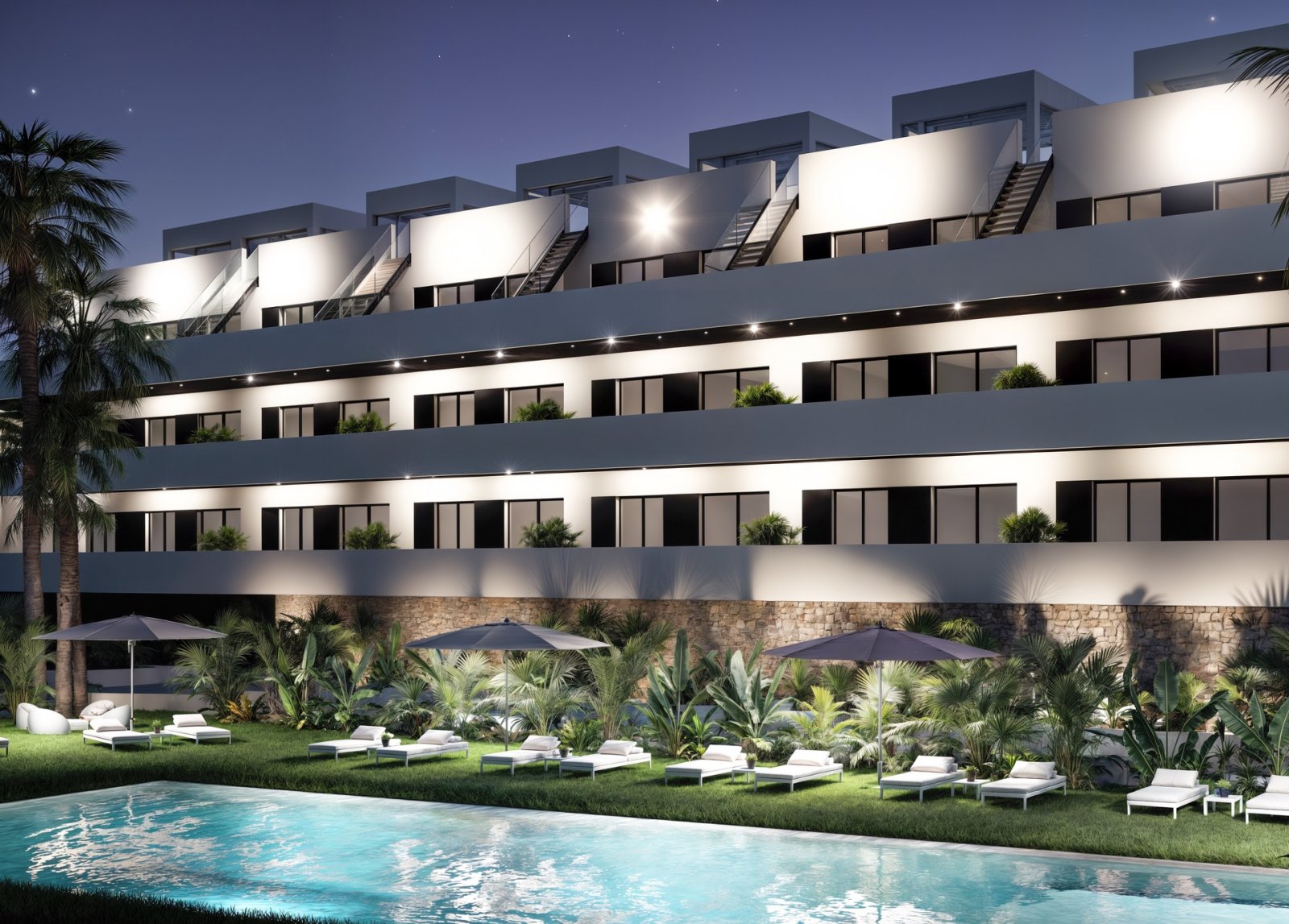 Modern apartment with sea views, close to the beach, Finestrat