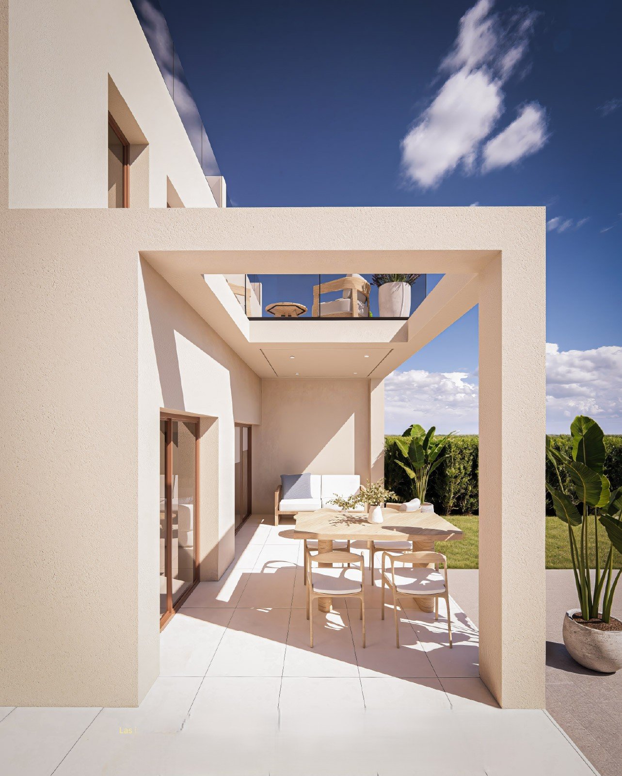 Elegant house with terrace near the airport, Corvera
