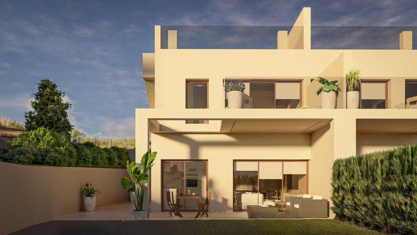 Elegant house with terrace near the airport, Corvera