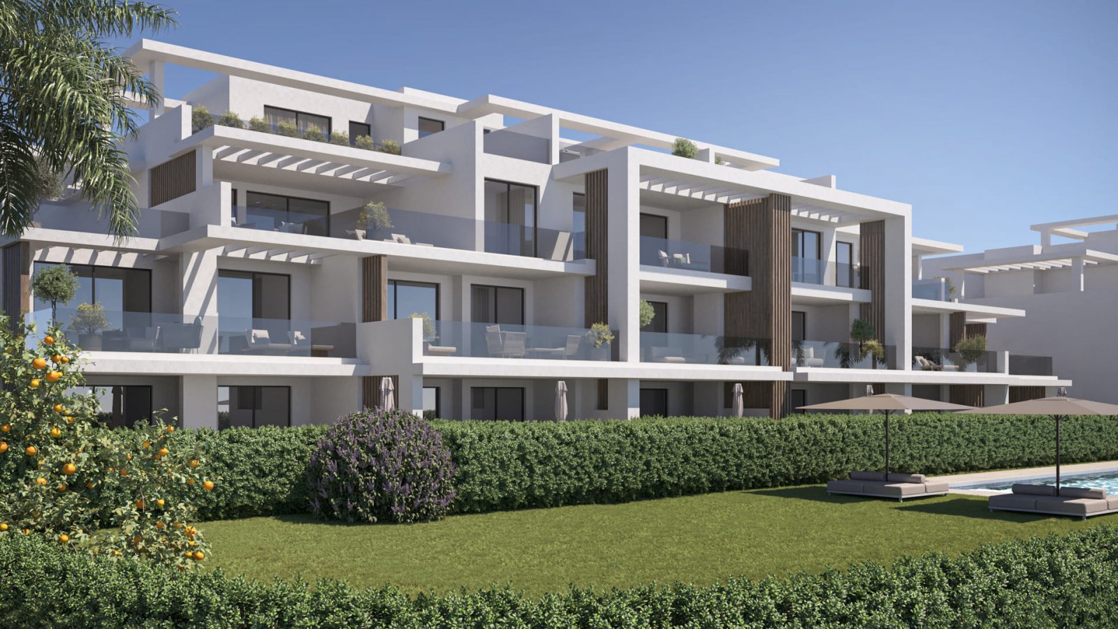 Modern apartments with sea views, Estepona