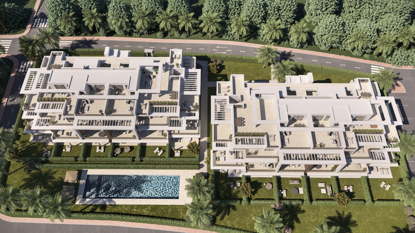 Modern apartments with sea views, Estepona