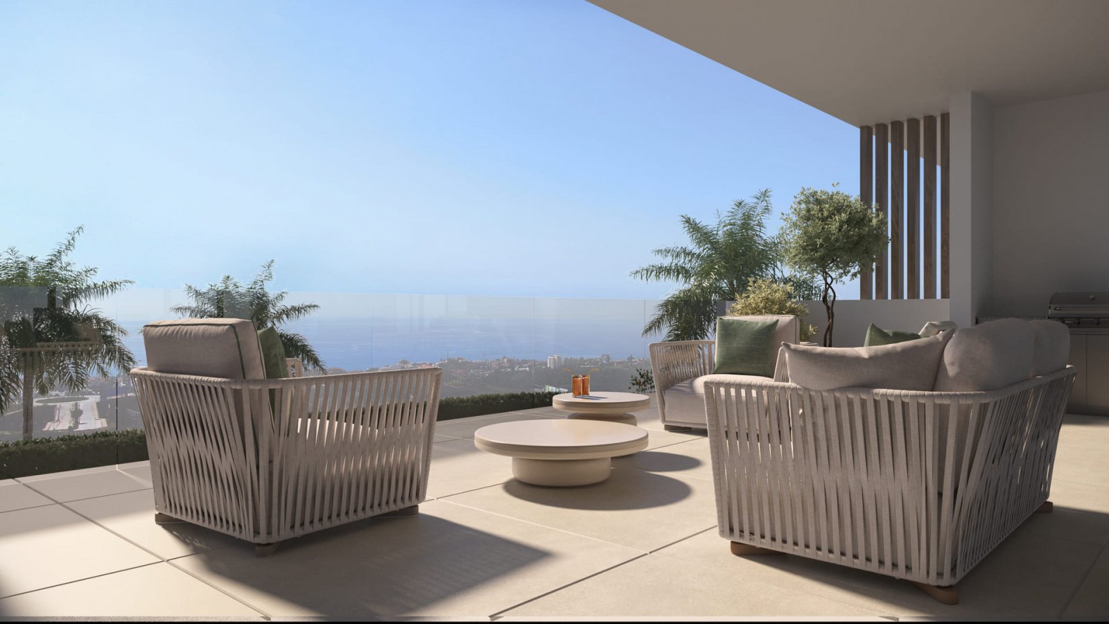 Modern apartments with sea views, Estepona