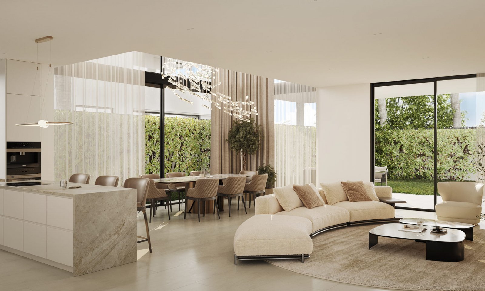 Luxusvilla mit Pool am Meer, Marbella