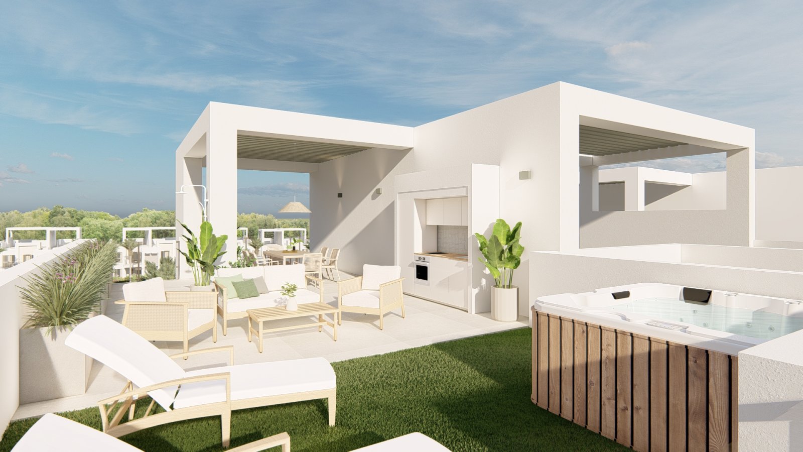 Exclusive apartments by the sea, golf, Los Alcázares