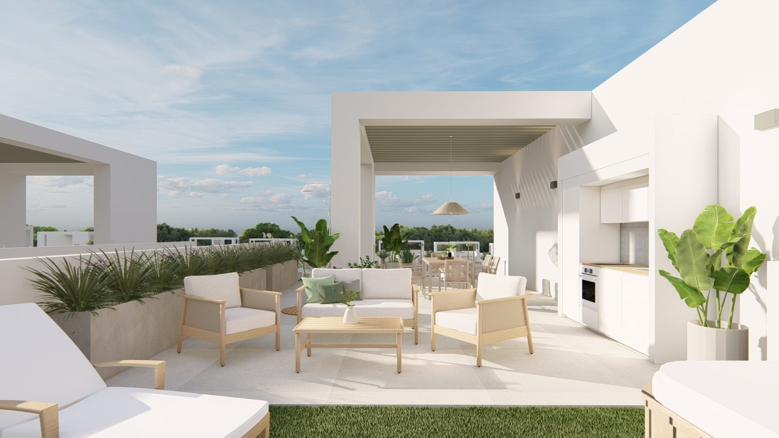 Exclusive apartments by the sea, golf, Los Alcázares